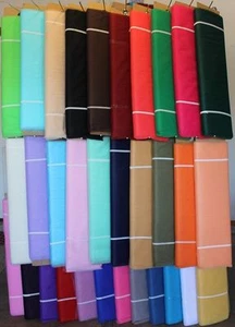 Perno de tul 54" x 40 yardas X-grande perno decoración boda 30 colores arco artesanía - Imagen 1 de 27