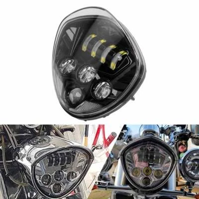 Conjunto de faros proyectores LED haz alto/bajo para Victory Cross Country 2008-2017 Foto 1 de 4