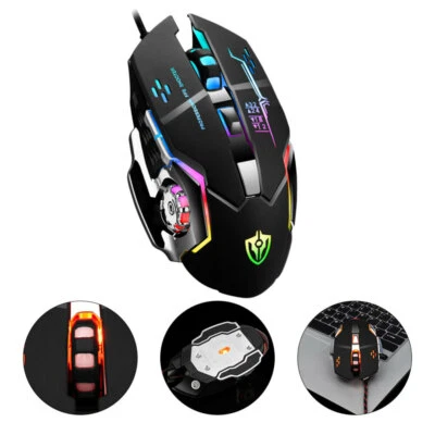 1Pc Büromaus mechanisch kabelgebundenes Gaming Gaming Mouse Portable - Bild 1 von 4