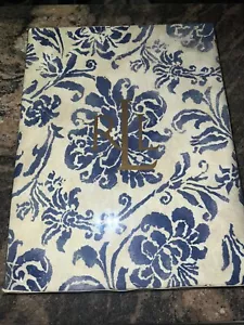 Ralph Lauren Tablecloth Blue Bluff Point Floral 70” ROUND NEW - Picture 1 of 3