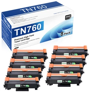 TN760 Toner Cartridges For Brother TN730 DCP-L2550DW HL-L2390DW HL-L2395DW - Picture 1 of 20