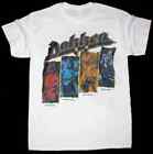 Rare Dokken Band Short Sleeve Gift For Fan White Cotton All Size Unisex T-Shirt