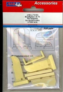 AML Models 1/72 Bristol Beaufighter Mk.I & Mk.IV FLAT TAILPLANE Resin Set - Bild 1 von 1
