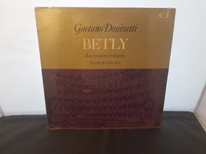 Gaetano Donizetti Betly Opera In One Act Angelica Tuccari Soprano SEALED LP 1964 - Picture 1 of 5