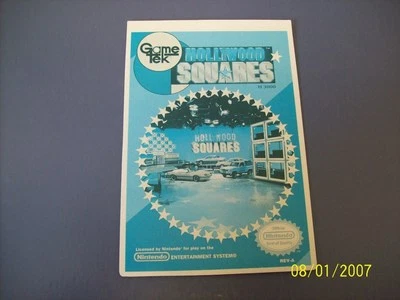 Tarjeta Nintendo Vidpro de 8 bits HOLLYWOOD SQUARES NES Foto 1 de 2