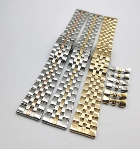 Stainless Steel Watch Strap Band Butterfly Clasp 12 14 16 18 19 20 21 22 23 24mm - Picture 1 of 18