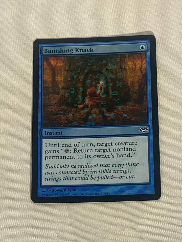 MTG FOIL Banishing Knack Eventide Magic the Gathering - Image 1 of 2