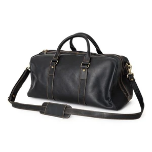 ¡¡NUEVO!! BOLSO DE LONA LINKS & KINGS CROWN CLUB NEGRO CUERO ARTESANAL DE LUJO - Imagen 1 de 23