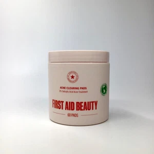 First Aid Beauty ACNE CLEARING PADS 2% Salicylic Acid - 60 pads NWOB SEALED 4/27 - Bild 1 von 4