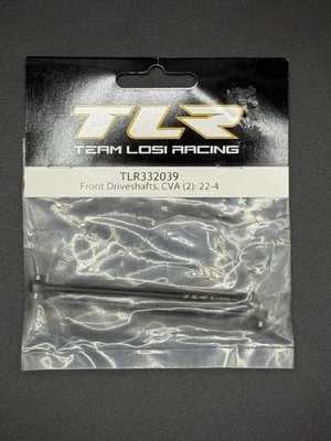 Team Losi Racing TLR332039 Front Driveshafts, CVA (2): 22-4 - Image 1 of 2