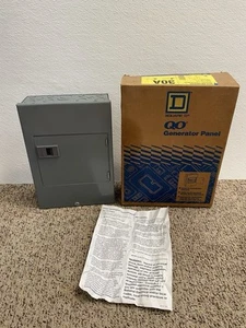 Square D Groupe Schneider 30A QO Generator Panel NEU QO48M30DSGP 8 Stromkreise - Bild 1 von 24
