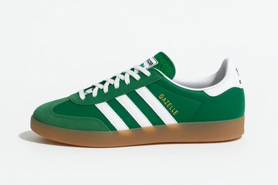 Zapatillas Adidas Gazelle Indoor Hazy Green Gum Verde 47 1/3 US 12.5 IE6605 - Imagen 1 de 4
