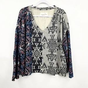Pilcro and the Letterpress Anthropology Oversized Pullover Moira Sweater Med - Picture 1 of 9