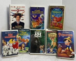 *RARE* Vintage Disney Classics VHS: 101 Dalmatians, Pinocchio, Bambi, & MORE - Bild 1 von 4
