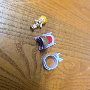 Vintage Polly Pocket Polly Plays Princess Ring komplett 1990 Bluebird - Bild 1 von 7