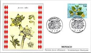 Monaco FDC 1995 Jujube Tree Summer - A03322 - Picture 1 of 2