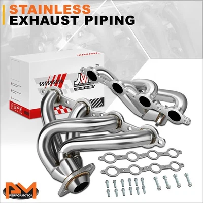 For 04-06 Pontiac GTO 5.7L 6.0L V8 2.5"OD 4-1 Shorty Exhaust Header Manifolds - Image 1 of 4