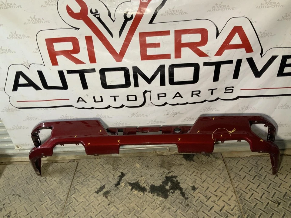 DAMAGED 2019 2020 2021 2022 GMC SIERRA CHEVROLET SILVERADO 1500 REAR BUMPER OEM - Image 1 of 4