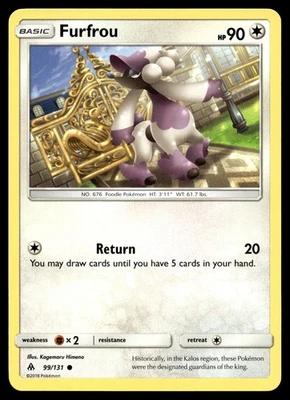 Furfrou 99/131 SM - Forbidden Light - Image 1 of 2
