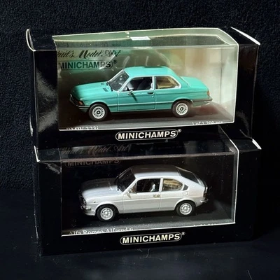 1/43 Minichamps Alfa Sud ti BMW E21 323i Set - Imagen 1 de 4