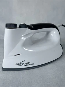 Euro Steam Iron Evolution Model 6399/3 Built In Boiler White - Picture 1 of 11