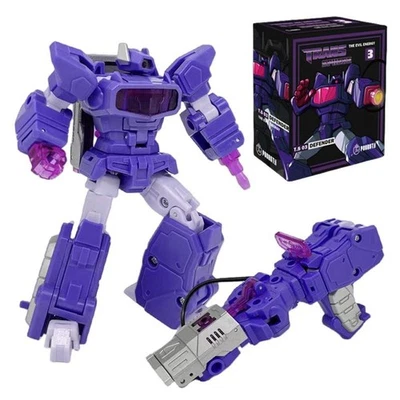 Transformers Ts03 G1 Small Scale Shockwave Laser Gun Action Figure Collection - Image 1 of 4