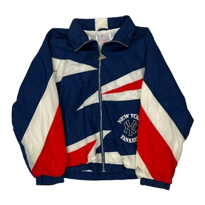 Age 15 New York Yankees Starter Jacket - XL Blue Nylon - Image 1 of 4