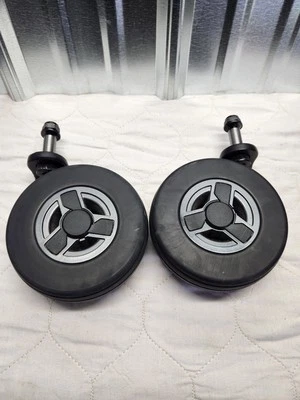 PAIR 5" Caster Wheels Tires Forks for Pride Go, Z Chair & Jazzy Select LOOK! - Image 1 of 3