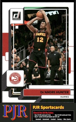 De'Andre Hunter 2022-23 Donruss #64 Atlanta Hawks - Image 1 of 2
