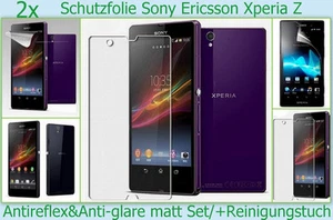 2x Pellicola Protettiva Schermo Antiriflesso Opaca per Sony Xperia Z L36H Screen Protector - Foto 1 di 1