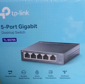 tp-link 5-Port Gigabit Desktop Switch TL-SG705 Unmanaged Ethernet Network - Picture 1 of 6