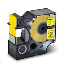 For Dymo Rhino 4200/5200 Heat-Shrink Tube 18058 Industry Label Tape 3/4" x 5'