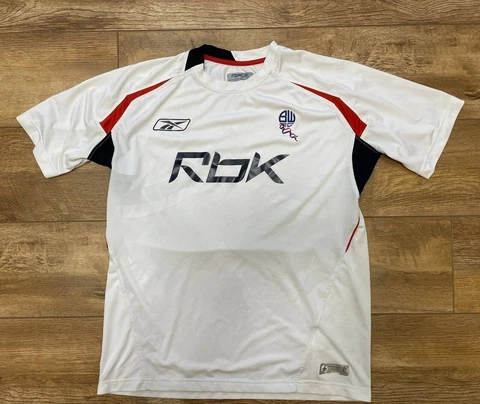 Bolton Wanderers 2007 / 08 Soccer Football Jersey Shirt Reebok Men's Size L Cover