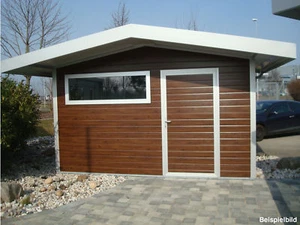 GO-ISO - hochwertiges Gartenhaus isoliert - Holzoptik - 4,00 x 2,50 m - Bild 1 von 5
