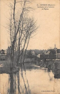 CPA 53 GORRON / LES BORDS DE LA COLMONT ET EGLISE - Picture 1 of 1