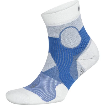 Balega Support Quarter Length Running Socks - Palace Blue/White - Image 1 of 2