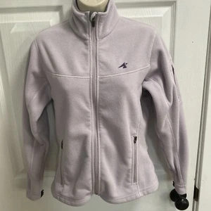 EASTERN MOUNTAIN SPORTS Sz XS Pale Lavender Full Zip Heavy Fleece Jacket (L7) - Picture 1 of 9