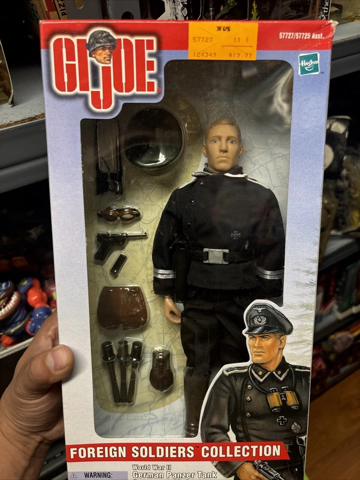 Hasbro Gi Joe Ww2 German Panzer Tank Sargeant Major 12" Action Figure JM 16f