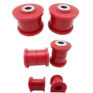 6x VW Transporter T5 (03-15) Front with ARB - 25mm Poly PSB Bushing Kit (RED) - Picture 1 of 4