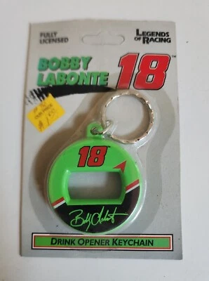 VTG '98 Nascar Bobby Labonte #9 Legends of Racing Key Chain Bottle Opener - Image 1 of 2