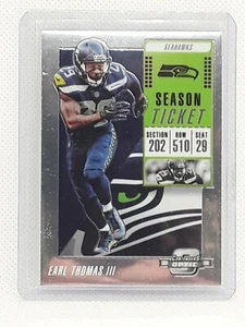 Earl Thomas 2018 Contenders Optic Football - #12 - Seattle Seahawks - Picture 1 of 2