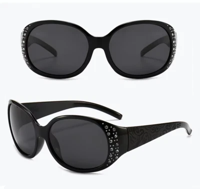 Gafas de sol de diseñador Rhinestones Moda Lujo para mujer de gran tamaño UV400 Foto 1 de 4