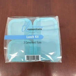 Kit de almuerzo trueliving essentials verde 3 tamaños-8 piezas en total todavía en paquete - Imagen 1 de 3