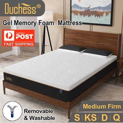 Duchess Queen Double King Single Bed Mattress Cool Gel Memory Foam No Spring - image 1 of 4