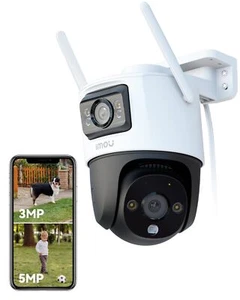 Imou 6MP/8MP Dual Kameras Überwachungskamera KI-Personen-/Fahrzeugerkennung 2in1 - Afbeelding 1 van 14