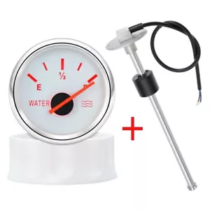 Water Fit Level Meter Sensor Gauge Fuel Sender Indicator Truck Car Boat 12V 24V - Picture 1 of 32