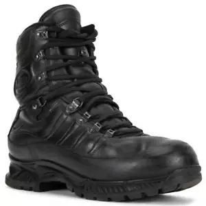 Meindl German Army Surplus Goretex Mountain Boots Black Combat Para Military - Picture 1 of 4