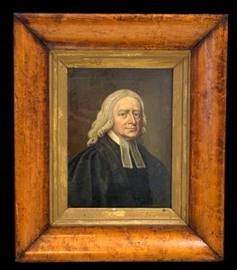 Antique 19c Americana Primitive Bird's Eye Maple & Gilt Picture Photograph Frame - Picture 1 of 10