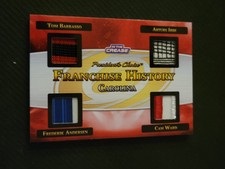 2022 IN THE CREASE BARRASSO IRBE ANDERSEN WARD FH-6 #ed 1/5 FRANCHISE HISTORY