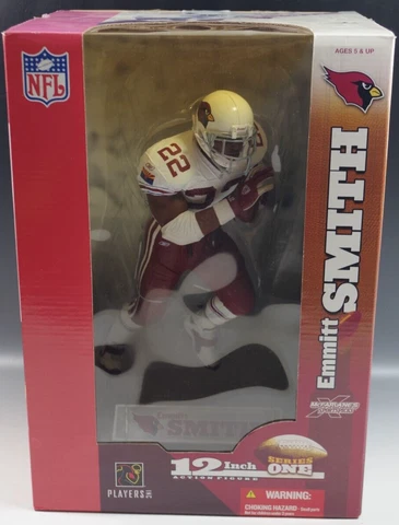 McFARLANE EMMITT SMITH ARIZONA CARDINALS NFL FOOTBALL 12'' FIGURINE NIB Cover